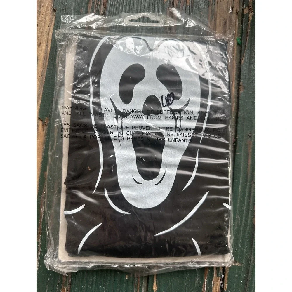 Vintage Black Coffin Cooler Halloween Inflatable Ghost 30